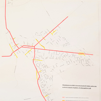 Plan zawierający układ ulic w Puławach