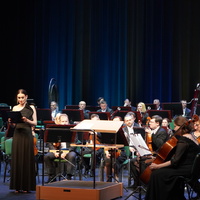 Na zdjęciu orkiestra na scenie