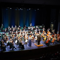 Na zdjęciu widok całej orkiestry - ujęcie z balkonu5.JPG